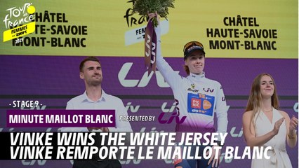 Liv White Jersey Minute - Stage 9 - Tour de France Femmes avec Zwift 2025