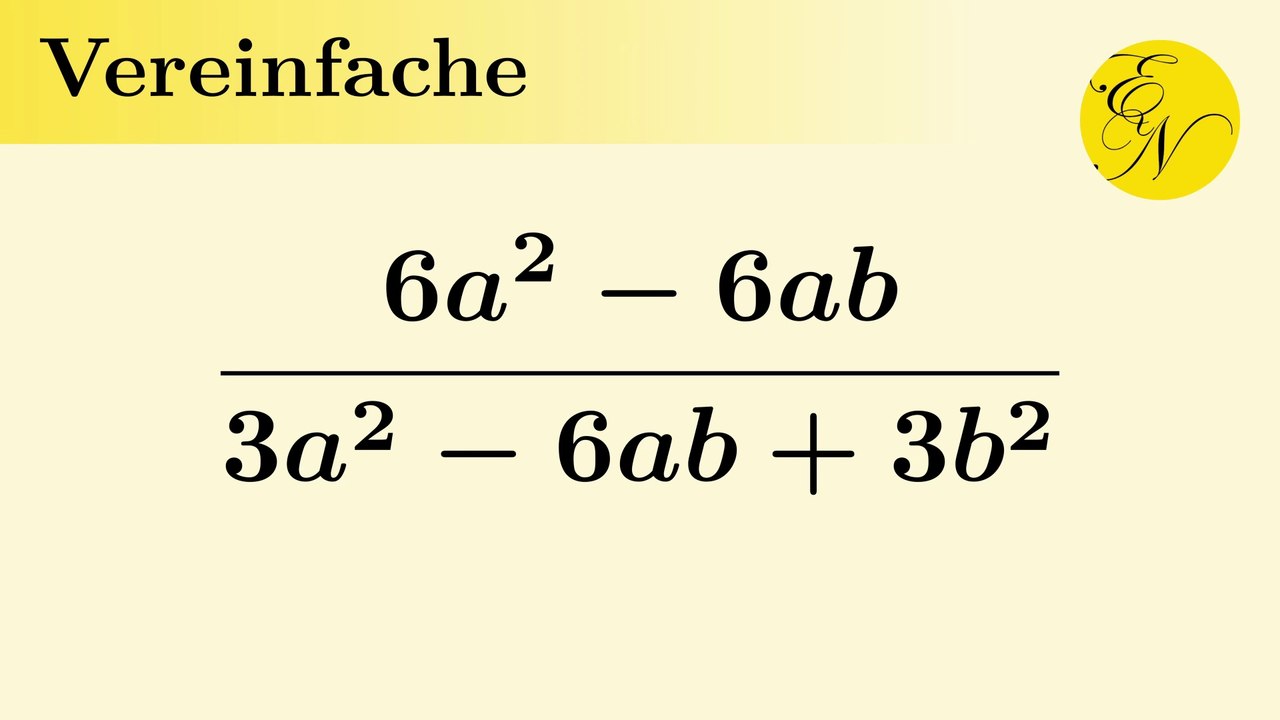 Bruchterme mit Summen kürzen