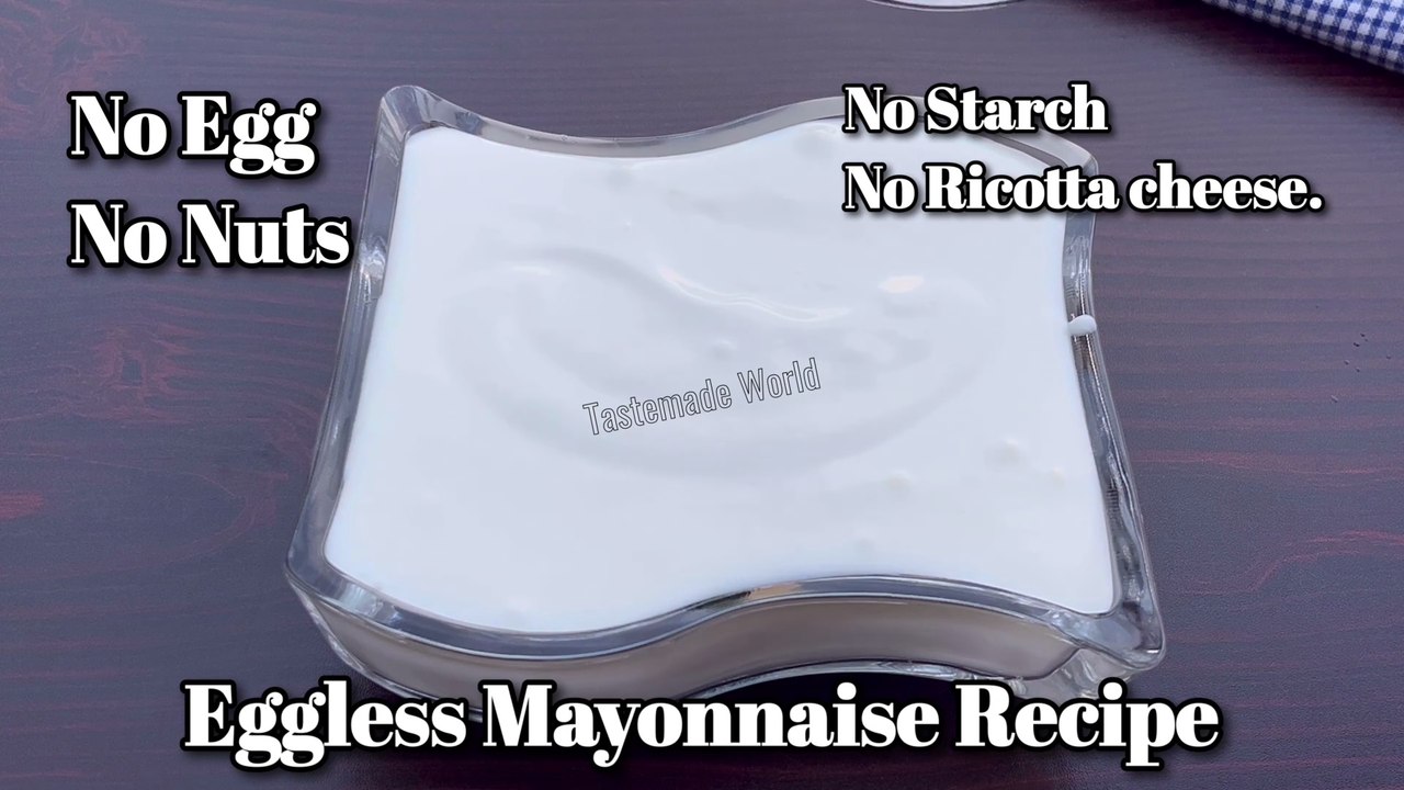 Eggless Garlic Mayonnaise Recipe | Mayonnaise Recipe Without Egg | Homemade Mayonnaise Recipe #tastemadeworld #mayonnaise #egglessmayonnaise #sauce #eggfreemayonnaise #dippingsauce #foryou #trending