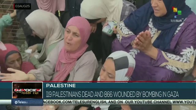 Palestine | 119 Palestinians dead and 866 wounded by bombing in Gaza