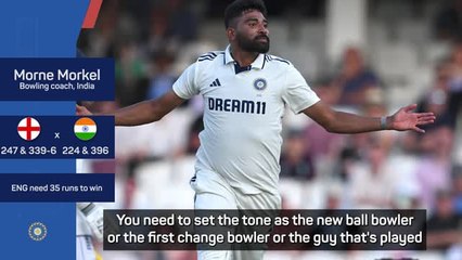 Morkel praises resilient Siraj with India-England series poised for thrilling finale