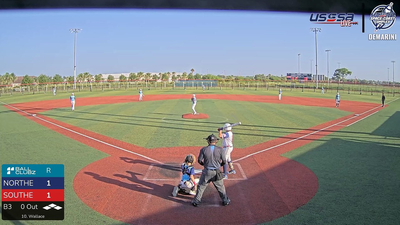 Northeast - Red VS Southeast - Blue - Sun, Jul 27, 2025 7:51 AM to Sun, 9:06 AM