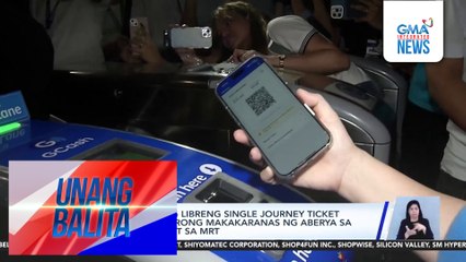 DOTr – Bibigyan ng libreng single journey ticket ang mga pasaherong makakaranas ng aberya sa cashless payment sa MRT | Unang Balita