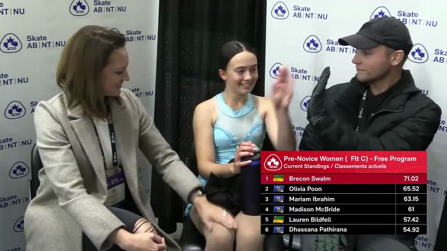 Pre-Novice Women Free Program - Flight C Group 3 - Chemco Rink - 2025 Wild Rose Invitational