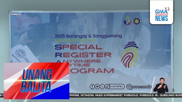 Nationwide Voter Registration, magtatagal hanggang August 10; special registration, isinasagawa sa piling malls, LRT stations, at iba pa | Unang Balita