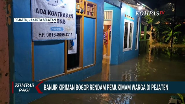 Banjir Setinggi 1 Meter Rendam Pejaten Timur, 5 RT Terdampak | KOMPAS PAGI