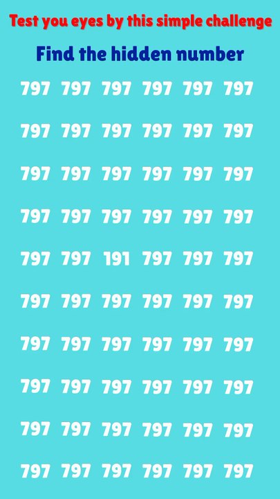 Find the odd emoji out90%fail to find the hidden number#challenge#number test