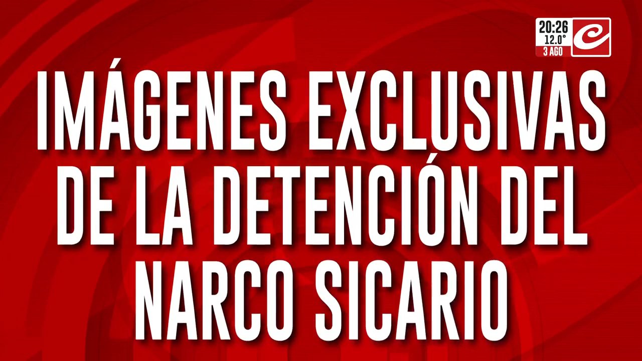 Imágenes exclusivas de la detención del narco sicario