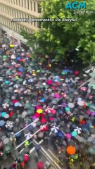 90,000 people marched across Sydney Harbour Bridge in Gaza protest