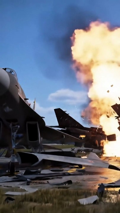 Out of Control Jet Crash Lands on Busy Road | Caught in Flames