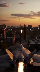 Fighter Jet Attack Ends in Disaster | Collision With Power Station Sparks Massive Fire