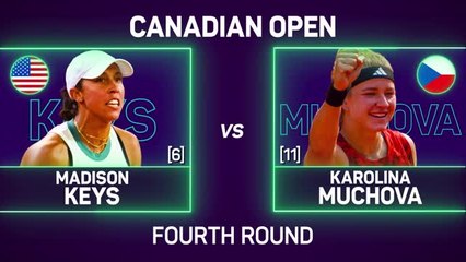 Keys saves two match points to reach Montreal quarters