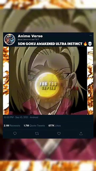 SON GOKU AWAKENED ULTRA INSTINCT 🔥💀  #goku #foryoupage #foryou #anime #viral #grow #fyp