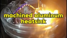 machined aluminum heatsink