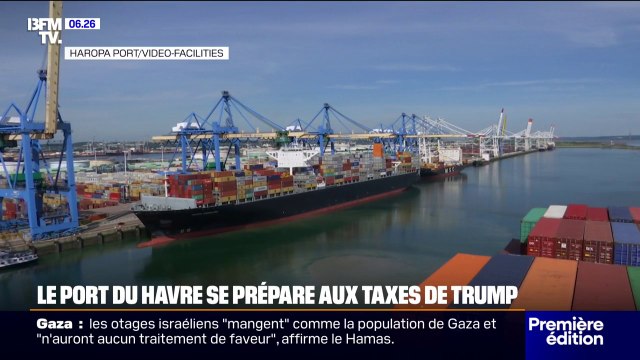 Les droits de douane imposés par Donald Trump menacent le port du Havre