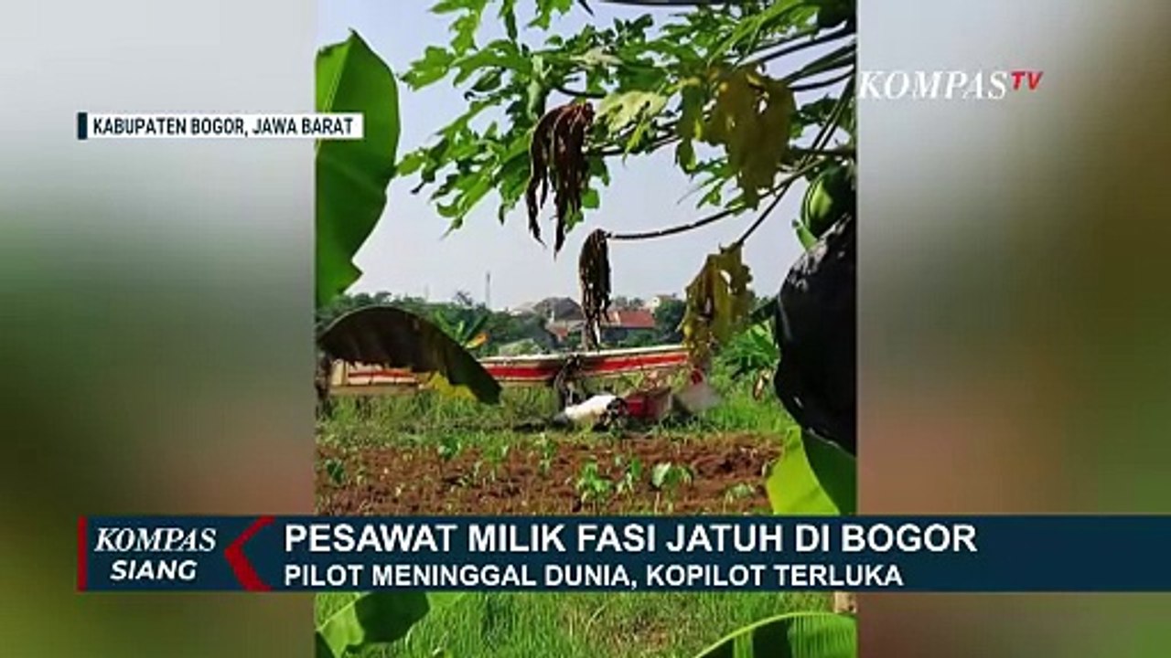 Kronologi Pesawat FASI Jatuh di Bogor, Investigasi Mendalam Masih Dilakukan | KOMPAS SIANG