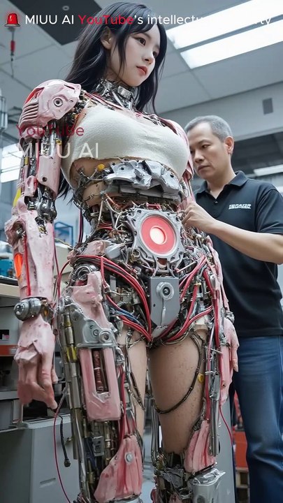 The End of a Misguided Researcher #robot #humanoid #aiart