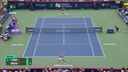 Tauson takes another big scalp by beating Swiatek