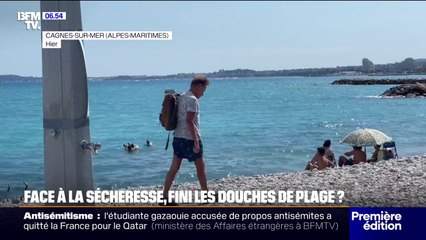 Sécheresse: une élue écologiste demande l'arrêt des douches de plage à Nice,
