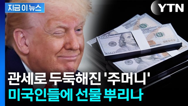 트럼프의 큰 그림... 관세 수입, 국민들에 배당금 지급할 수도 [지금이뉴스] / YTN