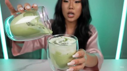Matcha Latte ASMR Video