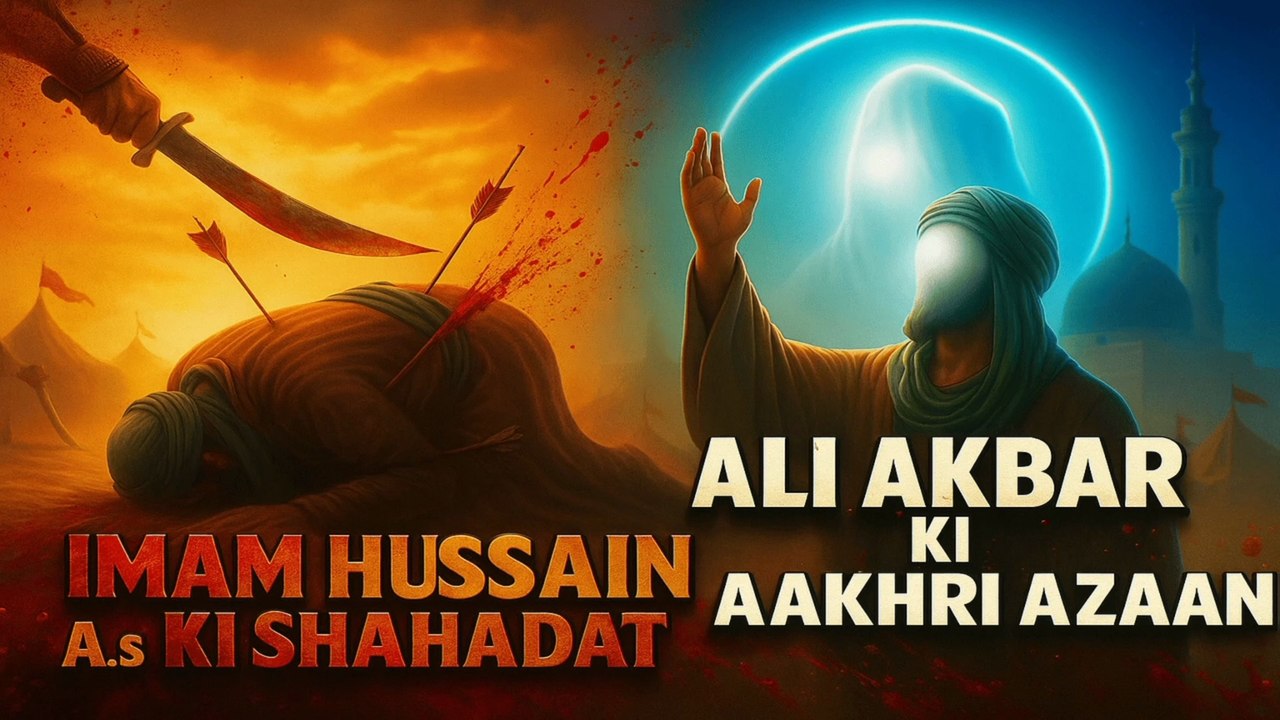 Shahadat-e-Imam Hussain (a.s) | Karbala Ka Dardnaak Waqia | Ali Akbar Ki Aakhri Azaan