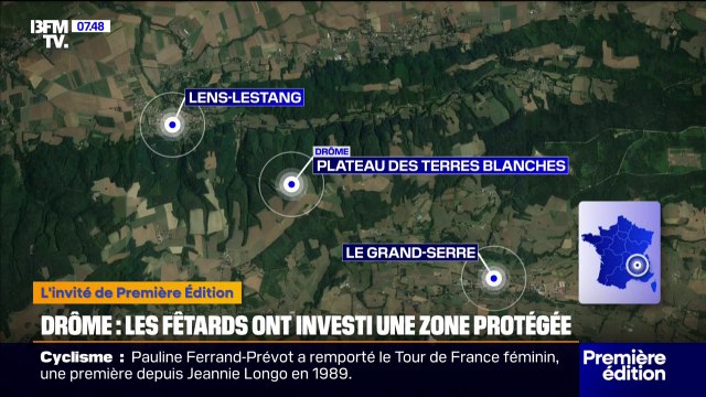 Chaque année, des dégâts importants ont lieu : au moins 1.200 fêtards se sont réunis pendant trois jours pour une rave party dans la Drôme