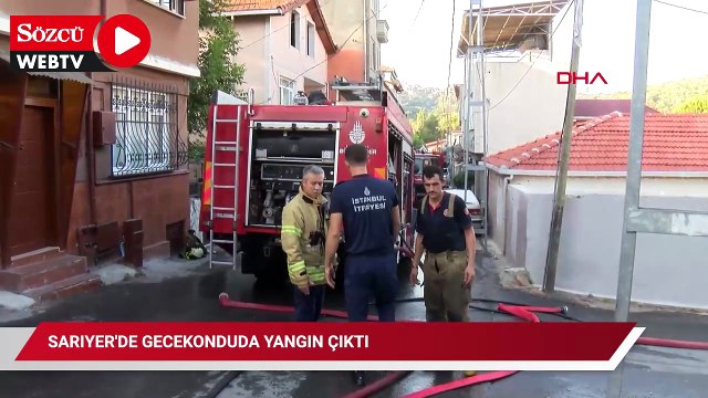 Sarıyer'de gecekonduda yangın çıktı; 2 kardeş ağır yaralandı