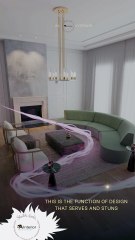 Red and Beige Minimalist Elegant Interior Design Promotion Instagram Reels