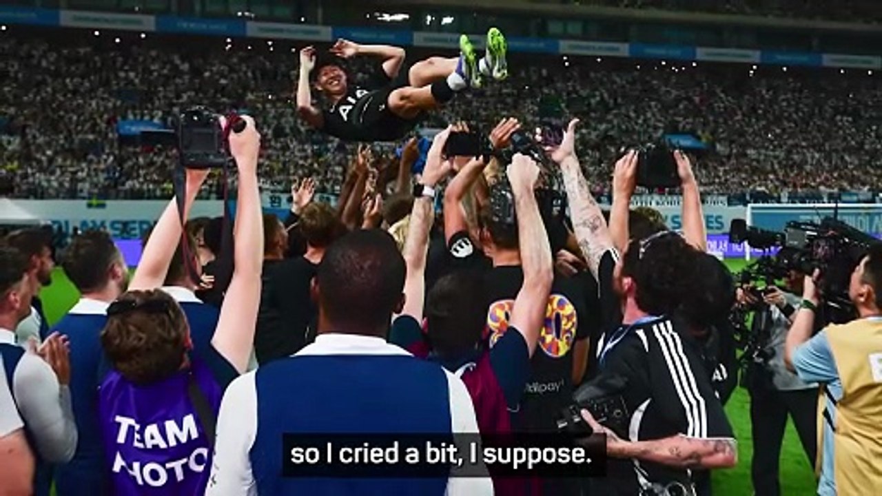 Saying goodbye to Tottenham 'made me emotional' - Son