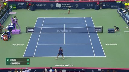 Montréal - Osaka sans pitié avec Sevastova