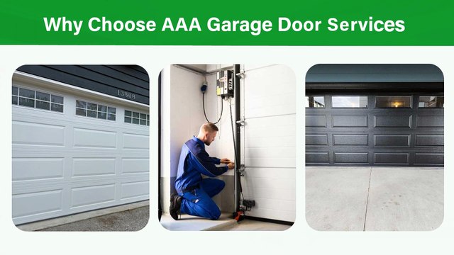 New garage door installation