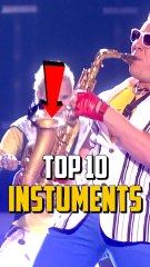 TOP 10 DES INSTRUMENTS LES PLUS JOUÉS !