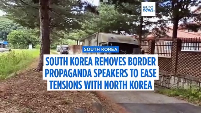 South Korea removes border propaganda speakers to ease tensions with North