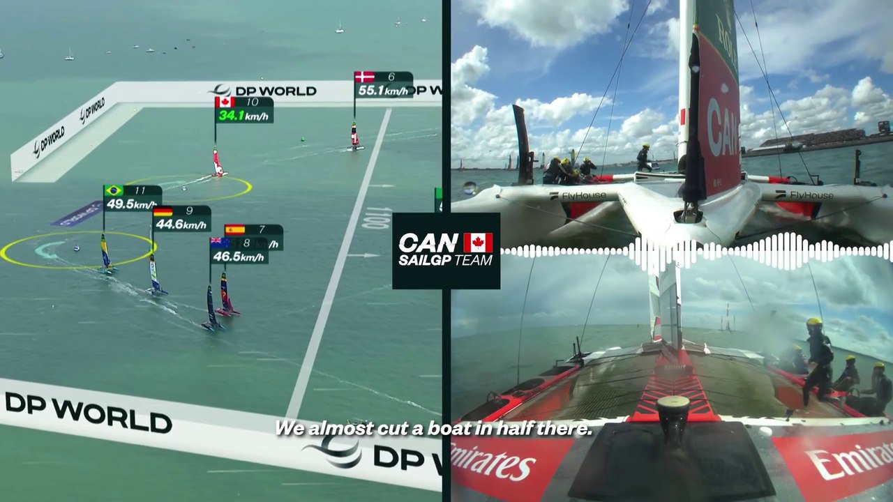 SailGP 2025 / « Il y a un bateau sur le parcours »  Les meilleurs moments de Portsmouth avec micro