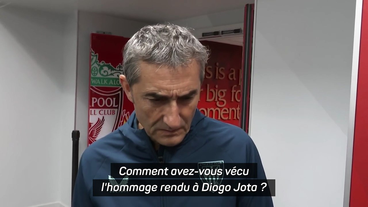 Valverde très touché par l'hommage rendu à Diogo Jota