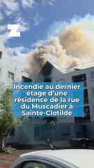 Incendie dans une résidence à Sainte-Clotilde