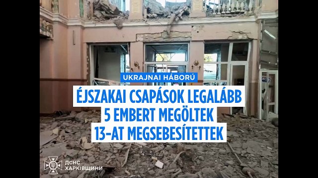 Legalább öt halottja van a Harkiv és Zaporizzsja régiót ért orosz csapásoknak