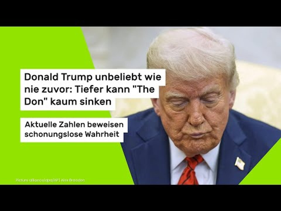 Donald Trump unbeliebt wie nie zuvor - aktuelle Zahlen beweisen schonungslose Wahrheit