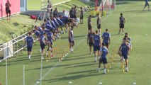 Entrenamiento del Atlético de Madrid