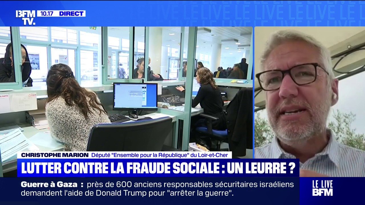 "S'attaquer à la fraude sociale, ce n'est pas s'attaquer aux pauvres": Christophe Marion (Ensemble) réagit au projet de loi du gouvernement