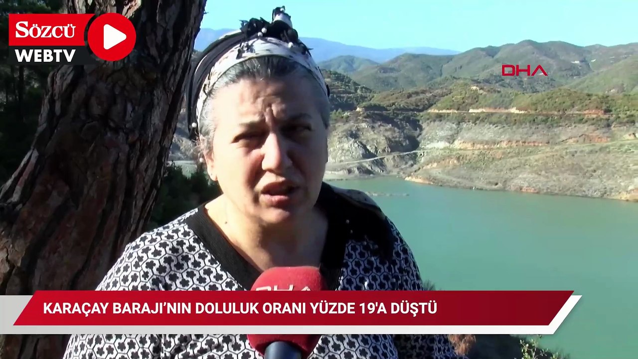 Karaçay Barajı’nın doluluk oranı yüzde 19'a düştü
