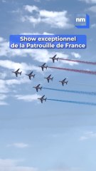 Menton : les images à couper le souffle du show de la Patrouille de France et l’Équipe de voltige