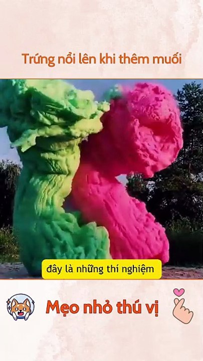 Trứng nổi lên khi thêm muối