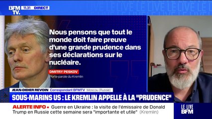 Le Kremlin appelle à la "prudence" après le déploiement de deux sous-marins américains