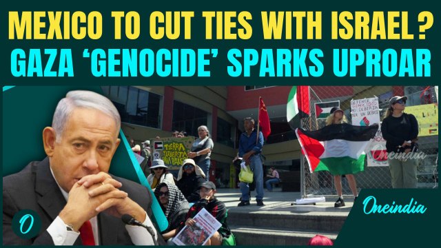 Anti-Netanyahu Protests Erupt In Mexico As Protesters Call For Israel Ties To Be Severed Over Gaza