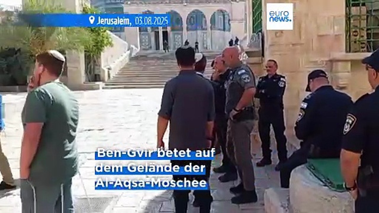 Rechtsextremer israelischer Minister provoziert mit Gebet am Tempelberg