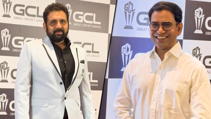 Bhojpuri Star Dinesh Lal Yadav & Cricketer Arun Pandey Shine Bright at GCL Event ✨