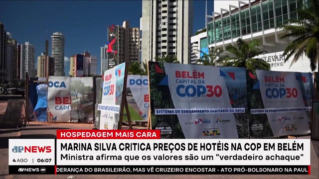 Marina Silva critica preços de hospedagem para COP30 em Belém