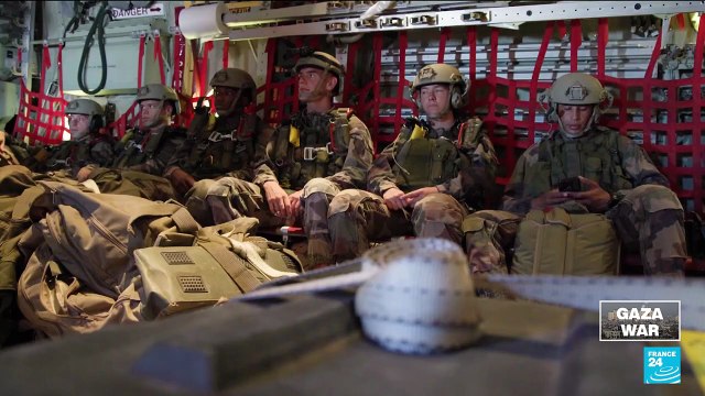 FRANCE 24 report: France carries out airdrops of humanitarian aid into Gaza